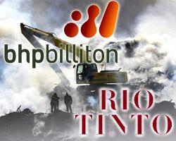 BHP Billiton и Rio Tinto подписали соглашение о создании СП