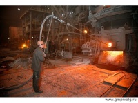 На «Красном Октябре» завершен капитальный ремонт главной сталеплавильной печи